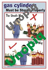 Gas Cylinder Safety Poster Unopiq Products